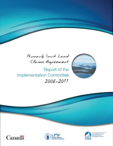 Cover-NILCA-ReportImplementationCttee-2008-2011