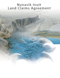 NILCA-cover Nunavik Inuit Land Claims Agreement (2006)